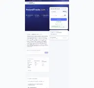 Kleine Seitenvorschau von polandtrade.com