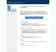 Kleine Seitenvorschau von iea.zoll-portal.de