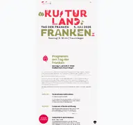 Kleine Seitenvorschau von tagderfranken.de