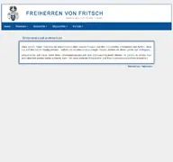 Kleine Seitenvorschau von vonfritsch.de