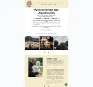 Kleine Seitenvorschau von alpaka2go.de
