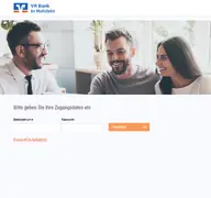 Kleine Seitenvorschau von vrbank-in-holstein.meinbankfinder.de
