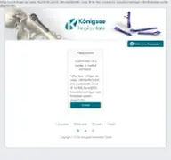 Kleine Seitenvorschau von ifu.koenigsee-implantate.de