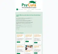 Kleine Seitenvorschau von psycura.de