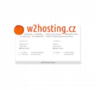 Kleine Seitenvorschau von w2hosting.cz