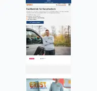 Kleine Seitenvorschau von ernst-abflussundkanalreinigung.de