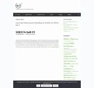 Kleine Seitenvorschau von sirius-soft.at