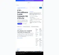 Kleine Seitenvorschau von etfs.de