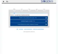 Kleine Seitenvorschau von onlinetermin.singen.de