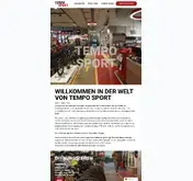 Kleine Seitenvorschau von tempo-sport.ch