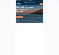 Kleine Seitenvorschau von teneriffatickets.de