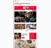 Kleine Seitenvorschau von transgourmet.at