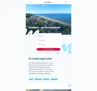 Kleine Seitenvorschau von usedom.de