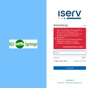 Kleine Seitenvorschau von igsspringe.de
