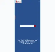 Kleine Seitenvorschau von engagiert-im-bistum-muenster.de