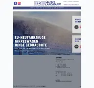 Kleine Seitenvorschau von auto-landmann.de