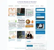 Kleine Seitenvorschau von ev-menden.de