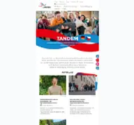 Kleine Seitenvorschau von tandem-org.de