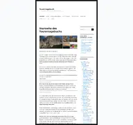 Kleine Seitenvorschau von tourentagebuch.de
