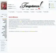 Kleine Seitenvorschau von tangodanza.de