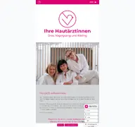 Kleine Seitenvorschau von ihre-hautaerztinnen.de