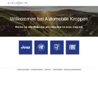 Kleine Seitenvorschau von automobile-kroppen.de