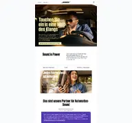 Kleine Seitenvorschau von automotive.bose.de