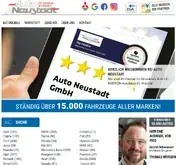 Kleine Seitenvorschau von autoneustadt.de