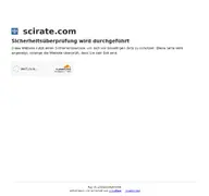 Kleine Seitenvorschau von scirate.com