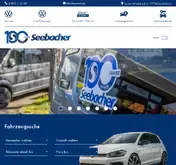 Kleine Seitenvorschau von autosee.de