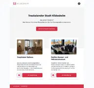 Kleine Seitenvorschau von traukalender.stadt-hildesheim.de