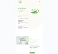 Kleine Seitenvorschau von fuss-profil.de