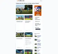 Kleine Seitenvorschau von fussball-hub.de