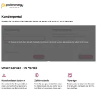 Kleine Seitenvorschau von kundenportal.paderenergy.de