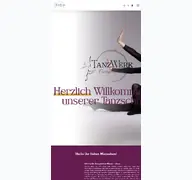 Kleine Seitenvorschau von tanzwerk-castrop.de