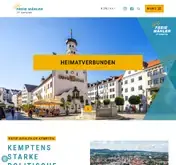 Kleine Seitenvorschau von fw-kempten.de