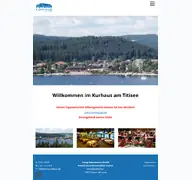 Kleine Seitenvorschau von kurhaus-titisee.de