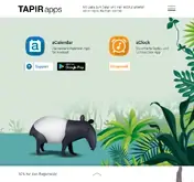 Kleine Seitenvorschau von tapirapps.de