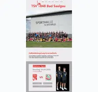 Kleine Seitenvorschau von handball-badsaulgau.de