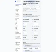 Kleine Seitenvorschau von tarifvertrag-online.de
