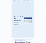 Kleine Seitenvorschau von datenanfragen.de
