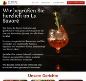 Kleine Seitenvorschau von la-savore.de