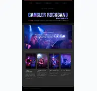 Kleine Seitenvorschau von gambler-rockband.de