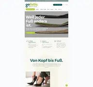 Kleine Seitenvorschau von golistic.de