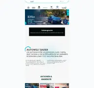 Kleine Seitenvorschau von autowelt-bader.de
