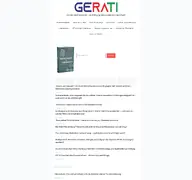 Kleine Seitenvorschau von gerati.de