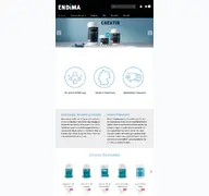 Kleine Seitenvorschau von endima-shop.de