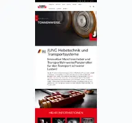 Kleine Seitenvorschau von jung-hebetechnik.de