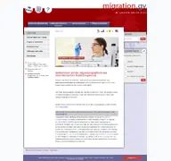 Kleine Seitenvorschau von migration.gv.at