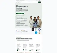 Kleine Seitenvorschau von auwald-immobilien.de